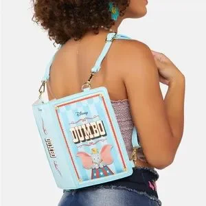 NWT loungefly disney dumbo book bag backpack crossbody purse Loungefly | Bags | Nwt Loungefly Disney Dumbo Book Bag  main image 2